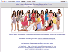 Tablet Screenshot of latina-frauen.com